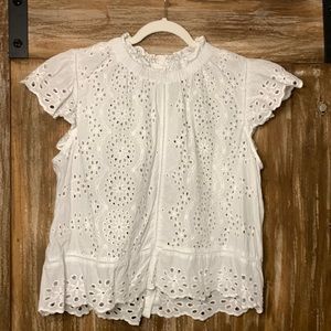 Eyelet top